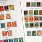 COLOR PRINTED PRINTED PHILIPPINES [SPANISH] 1854-1898  STAMP ALBUM PAGES (11 illustrated pages)