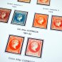 COLOR PRINTED PRINTED PHILIPPINES [SPANISH] 1854-1898  STAMP ALBUM PAGES (11 illustrated pages)