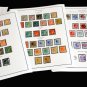 COLOR PRINTED PRINTED PHILIPPINES [SPANISH] 1854-1898  STAMP ALBUM PAGES (11 illustrated pages)