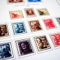COLOR PRINTED  IFNI 1941-1968 STAMP ALBUM PAGES (21 illustrated pages)