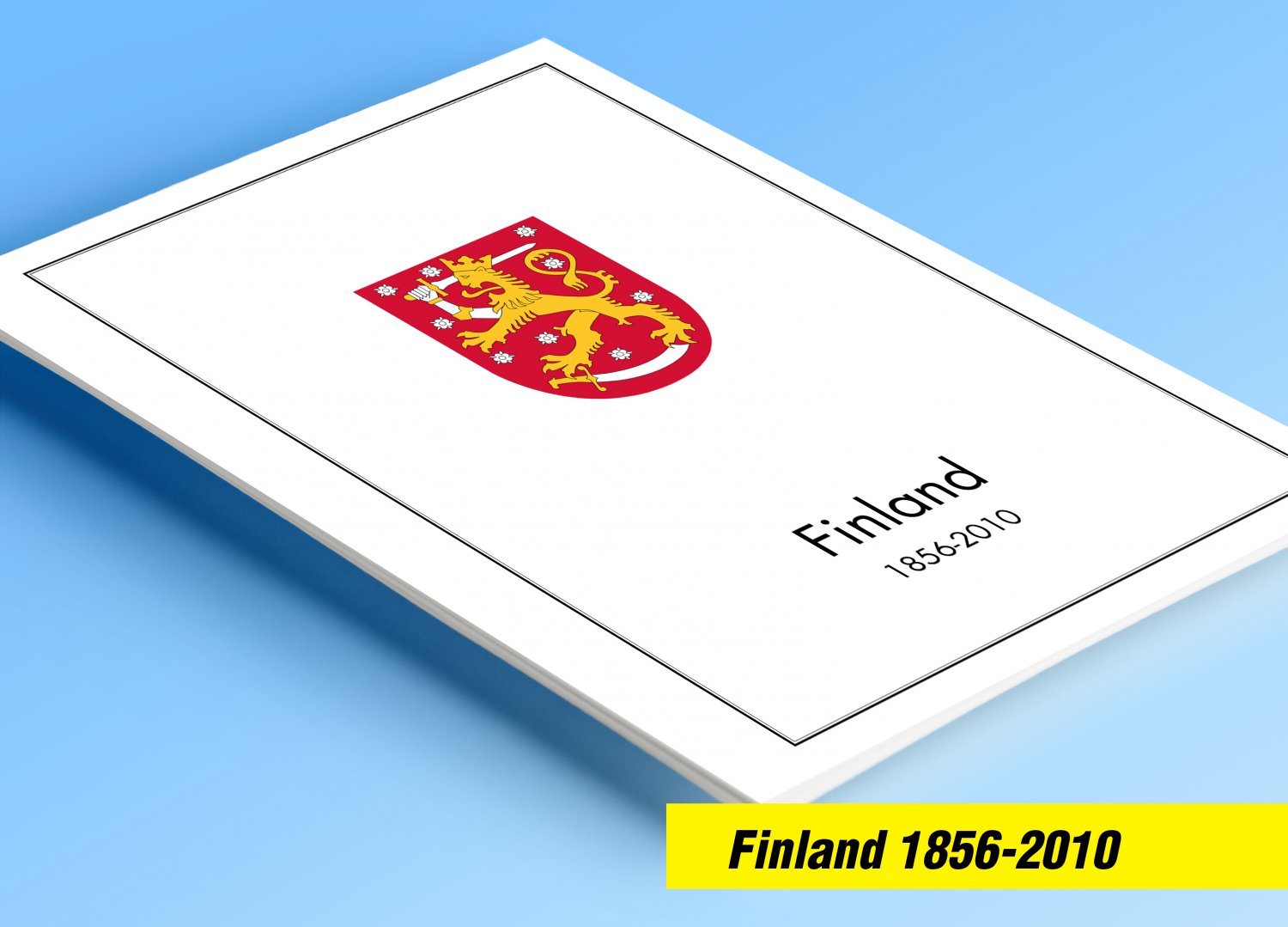 COLOR PRINTED FINLAND 1856-2010 STAMP ALBUM PAGES (218 illustrated pages)