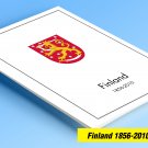 COLOR PRINTED  FINLAND 1856-2010 STAMP ALBUM PAGES (218 illustrated pages)