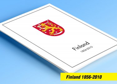 COLOR PRINTED  FINLAND 1856-2010 STAMP ALBUM PAGES (218 illustrated pages)
