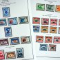 COLOR PRINTED ZEPPELIN AIRMAIL 1928-1936 STAMP ALBUM PAGES (30 illustrated pages)