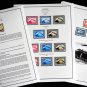 COLOR PRINTED ZEPPELIN AIRMAIL 1928-1936 STAMP ALBUM PAGES (30 illustrated pages)