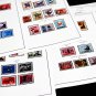 COLOR PRINTED SOUTH VIETNAM 1951-1975 STAMP ALBUM PAGES (53 illustrated pages)