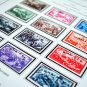 COLOR PRINTED TRIESTE [ZONES A+B] 1947-1954 STAMP ALBUM PAGES (40 illustrated pages)