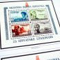 COLOR PRINTED CROATIA [NDH] 1941-1945 STAMP ALBUM PAGES (30 illustrated pages)