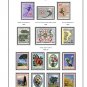 COLOR PRINTED ITALY 1966-1989 STAMP ALBUM PAGES (79 illustrated pages)