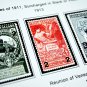 COLOR PRINTED ITALY [KINGDOM] 1862-1944 STAMP ALBUM PAGES (32 illustrated pages)