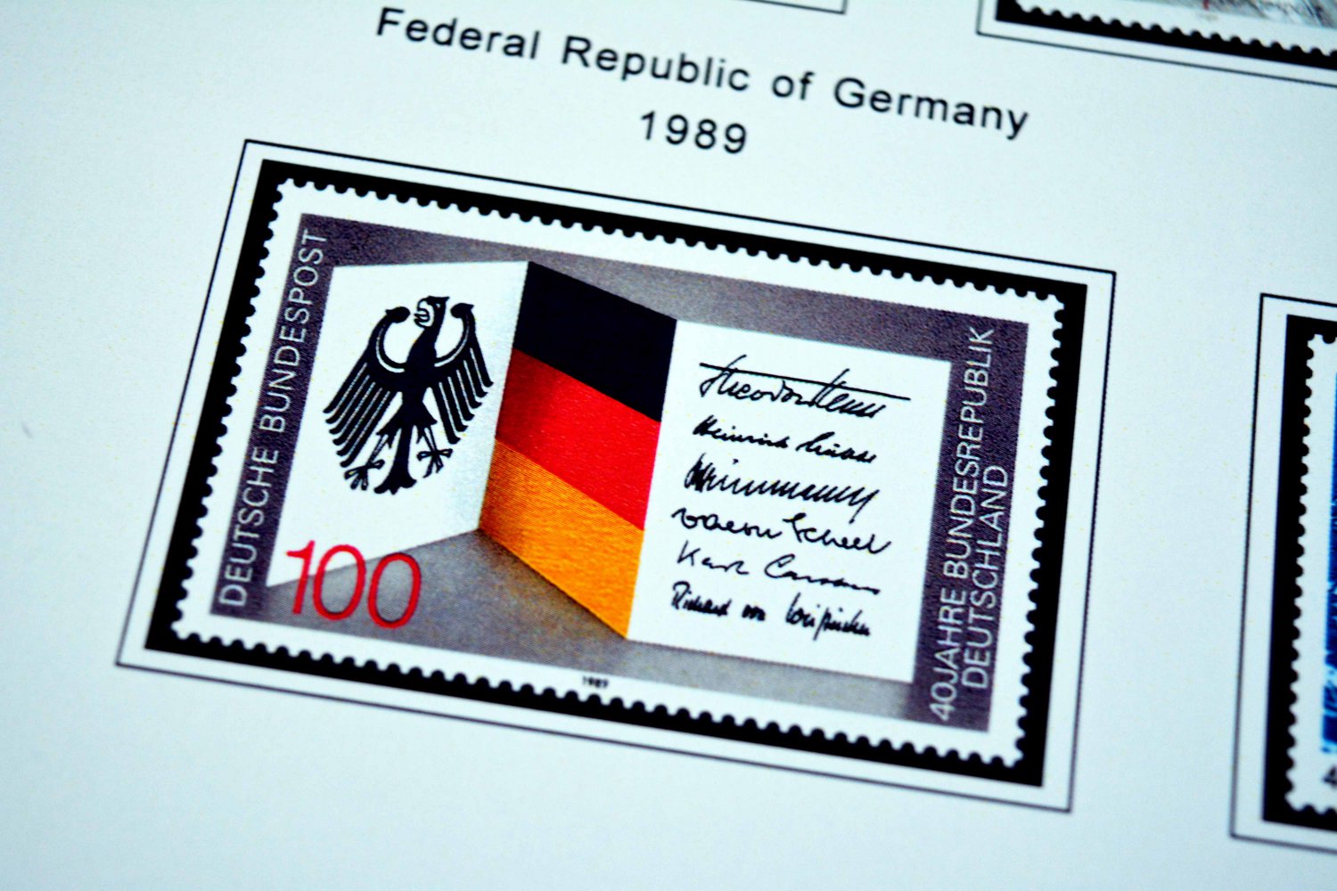 COLOR PRINTED GERMANY 1949-2010 STAMP ALBUM PAGES (299 illustrated pages)