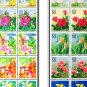 COLOR PRINTED JAPAN PREFECTURES BOOKLETS 1991-2002 STAMP ALBUM PAGES (107 illustrated pages)