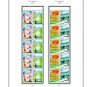 COLOR PRINTED JAPAN PREFECTURES BOOKLETS 1991-2002 STAMP ALBUM PAGES (107 illustrated pages)