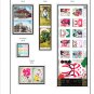 COLOR PRINTED JAPAN 2014-2018 STAMP ALBUM PAGES (213 illustrated pages)