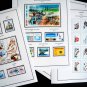 COLOR PRINTED FRANCE 2015-2018 STAMP ALBUM PAGES (123 illustrated pages)