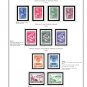 COLOR PRINTED CHINA P.R.C. 1949-1976 STAMP ALBUM PAGES (134 illustrated pages)