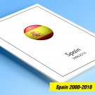 COLOR PRINTED SPAIN 2000-2010 STAMP ALBUM PAGES (146 illustrated pages)