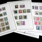COLOR PRINTED SPAIN 1944-1975 STAMP ALBUM PAGES (100 illustrated pages)