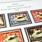 COLOR PRINTED SPAIN SEMI-POSTALS + BOB ISSUES 1854-1993 STAMP ALBUM PAGES (47 illustrated pages)