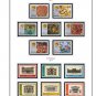 GREECE [REPUBLIC] 1974-1999 COLOR PRINTED STAMP ALBUM PAGES (91 illustrated pages)