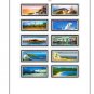 GREECE [REPUBLIC] 2000-2010 COLOR PRINTED STAMP ALBUM PAGES (90 illustrated pages)