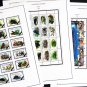 COLOR PRINTED CHRISTMAS ISLAND 1958-2010 STAMP ALBUM PAGES (94 illustrated pages)
