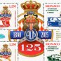 COLOR PRINTED MONACO 2011-2020 STAMP ALBUM PAGES (63 illustrated pages)