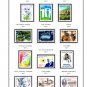 COLOR PRINTED MONACO 2011-2020 STAMP ALBUM PAGES (63 illustrated pages)