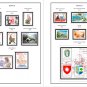 COLOR PRINTED MONACO 2011-2020 STAMP ALBUM PAGES (63 illustrated pages)