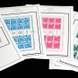 COLOR PRINTED POLAND AIRMAIL 1925-1978 STAMP ALBUM PAGES  (14 illustrated pages)