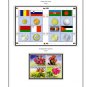 COLOR PRINTED UNITED NATIONS - VIENNA OFFICES 1979-2010 STAMP ALBUM PAGES (105 illustrated pages)