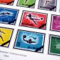 COLOR PRINTED SAN MARINO 1941-1965 STAMP ALBUM PAGES (40 illustrated pages)