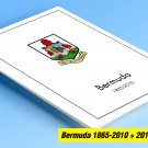 COLOR PRINTED BERMUDA 1865-2010 + 2011-2020 STAMP ALBUM PAGES (141 illustrated pages)