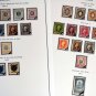 COLOR PRINTED SWEDEN [CLASS.] 1855-1946 STAMP ALBUM PAGES (31 illustrated pages)
