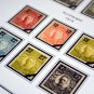 COLOR PRINTED SWEDEN [CLASS.] 1855-1946 STAMP ALBUM PAGES (31 illustrated pages)