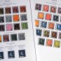 COLOR PRINTED SWEDEN [CLASS.] 1855-1946 STAMP ALBUM PAGES (31 illustrated pages)