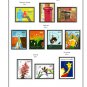 COLOR PRINTED ARGENTINA 2011-2020 STAMP ALBUM PAGES (81 illustrated pages)