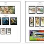 COLOR PRINTED ISRAEL [+TABS] 2000-2010 STAMP ALBUM  PAGES (84 illustrated pages)