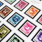 COLOR PRINTED ISRAEL 1948-1970 STAMP ALBUM PAGES (53 illustrated pages)