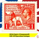 BRITISH EMPIRE & COMMONWEALTH 1840-1970 SPECIALIZED PDF DIGITAL CATALOGUE (600+ pages)