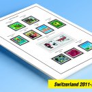 COLOR PRINTED SWITZERLAND 2011-2020 STAMP ALBUM PAGES (63 illustrated pages)