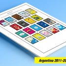 COLOR PRINTED ARGENTINA 2011-2020 STAMP ALBUM PAGES (81 illustrated pages)
