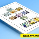 COLOR PRINTED CYPRUS [GREEK] 2011-2020 STAMP ALBUM PAGES (41 illustrated pages)
