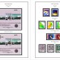 COLOR PRINTED NEW ZEALAND 1967-1989 STAMP ALBUM PAGES (93 illustrated pages)