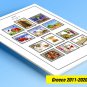 GREECE 2011-2020 COLOR PRINTED STAMP ALBUM PAGES  (109 illustrated pages)