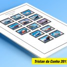 COLOR PRINTED TRISTAN DA CUNHA 2011-2020 STAMP ALBUM PAGES (45 illustrated pages)