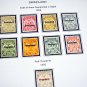 COLOR PRINTED SWAZILAND 1889-1966 STAMP ALBUM PAGES (14 illustrated pages)