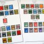 COLOR PRINTED GOLD COAST 1875-1954 STAMP ALBUM PAGES (11 illustrated pages)