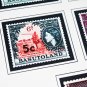 COLOR PRINTED BASUTOLAND 1933-1965 STAMP ALBUM PAGES (10 illustrated pages)