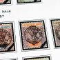 COLOR PRINTED LEEWARD ISLANDS  1890-1954 STAMP ALBUM PAGES (8 illustrated pages)